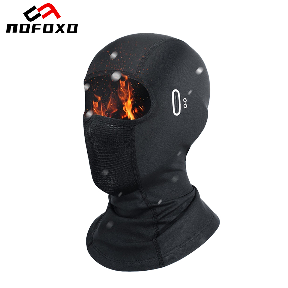 Cycling Gear In Winter - NOFOXO зимняя мотоциклетная маска для лица,