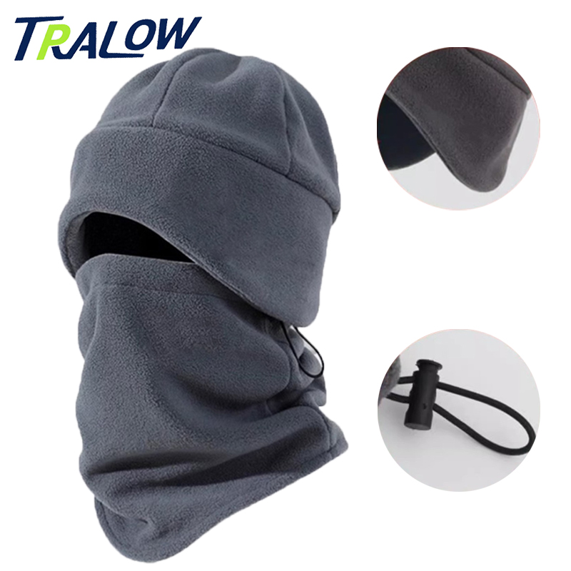 Cycling Gear In Winter - TRALOW Универсальная зимняя термобалаклава, ветрозащитный флисовый