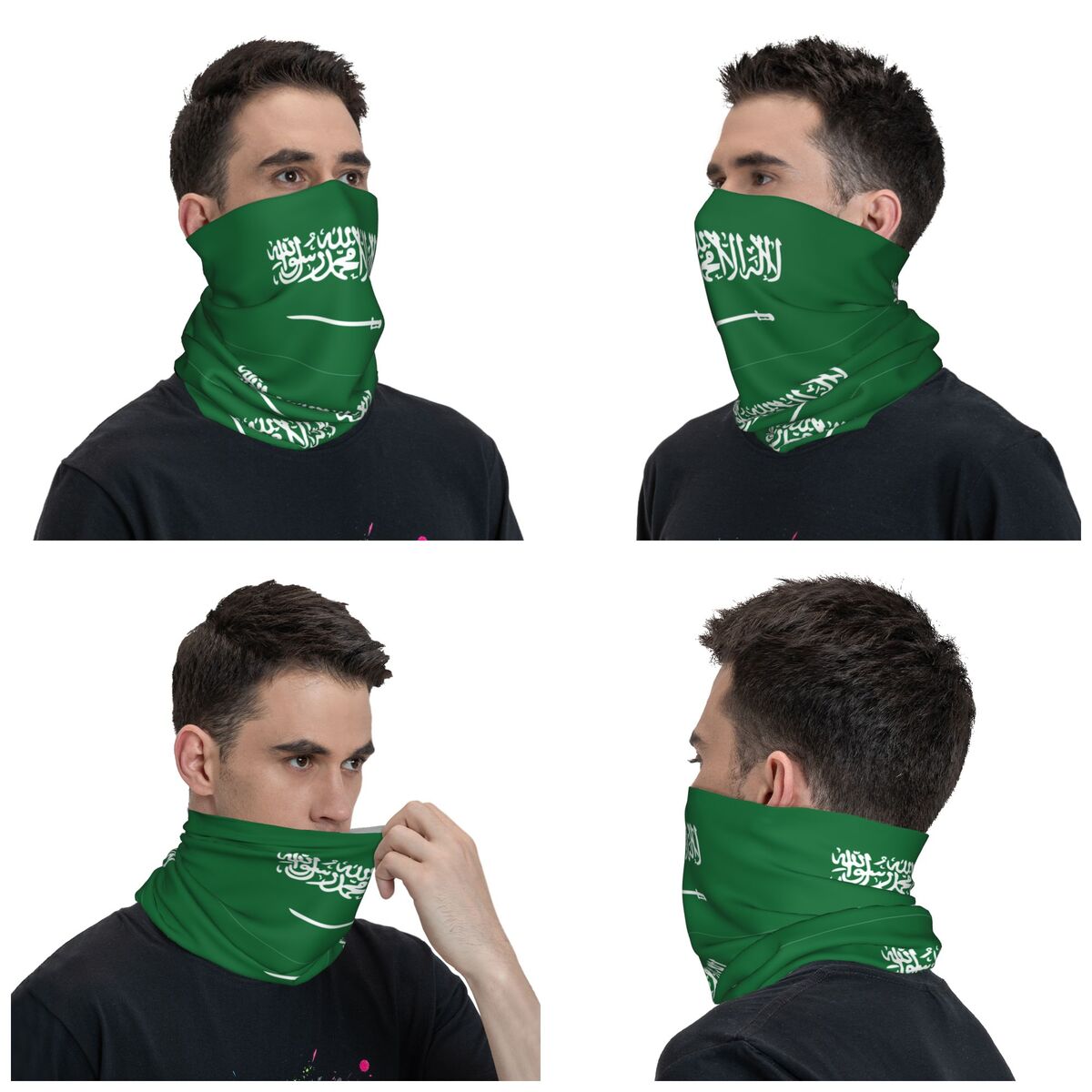 Бандана с принтом флага Саудов – обзор и цена Cycling Headwear